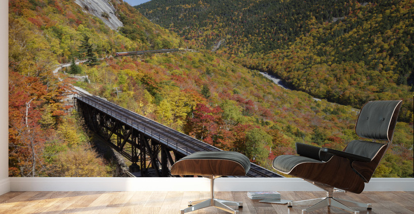 Willey Brook Trestle - White Mountains New Hampshire Wall Murals