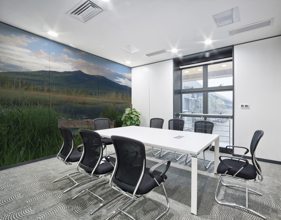 Cherry Mountain - Moorhen Marsh Pondicherry Wildlife Refuge Wall Printing