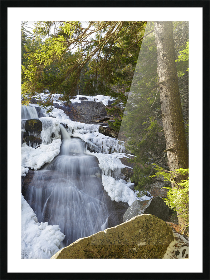 Georgiana Falls - Franconia Notch State Park New Hampshire Picture Frame print