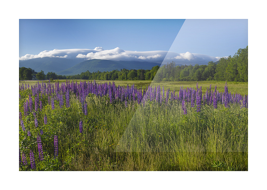 Valley Road - Jefferson New Hampshire Picture Frame print