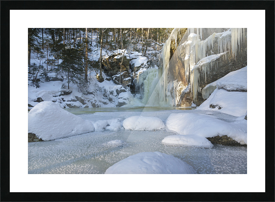 Kinsman Falls - Franconia Notch State Park New Hampshire Picture Frame print