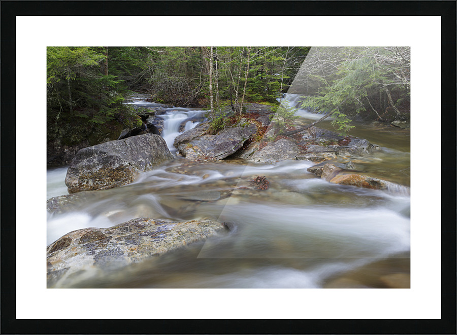 Pemigewasset River - Franconia Notch State Park New Hampshire Picture Frame print