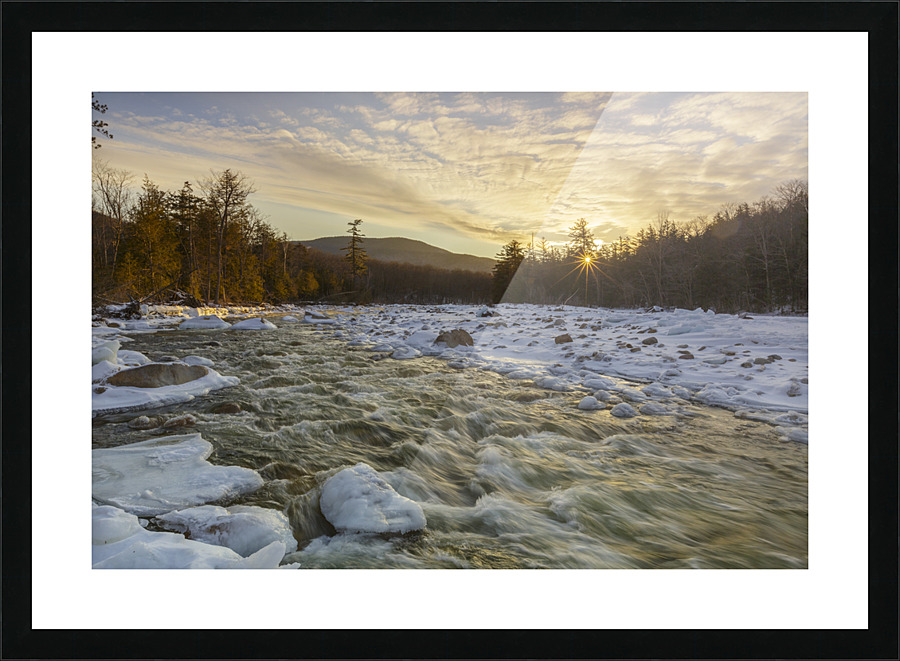 East Branch of the Pemigewasset River - Lincoln New Hampshire Picture Frame print