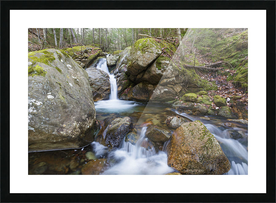 Flume Brook - Franconia Notch New Hampshire Picture Frame print