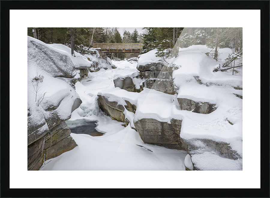 Upper Ammonoosuc Falls - Crawfords Purchase New Hampshire Picture Frame print