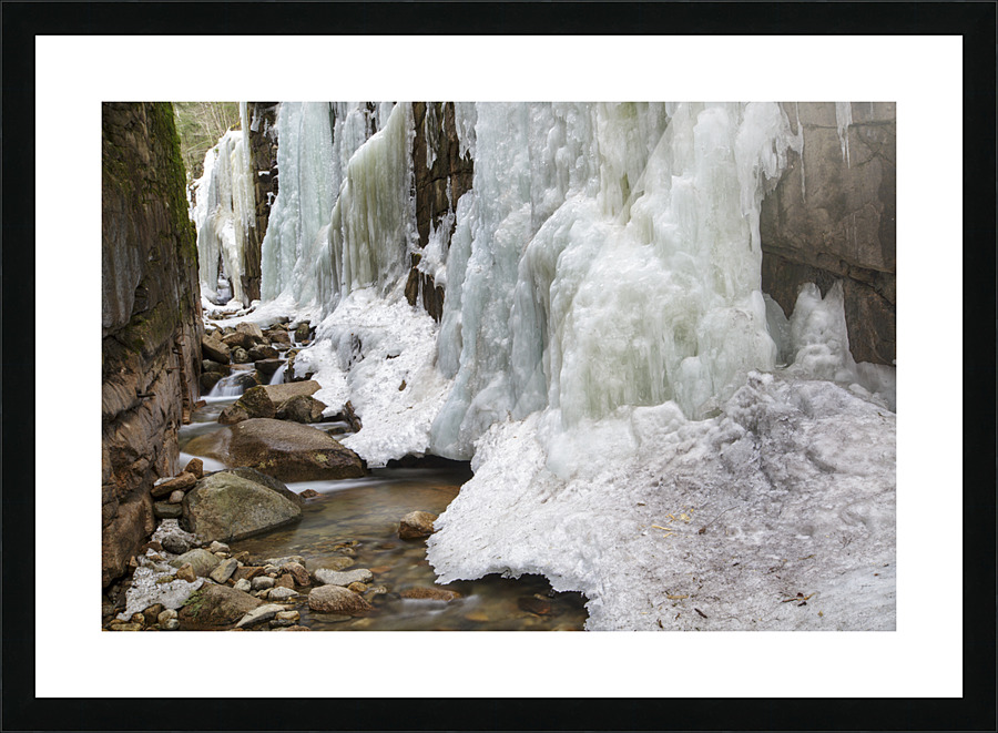 Flume Gorge - Franconia Notch State Park New Hampshire Picture Frame print