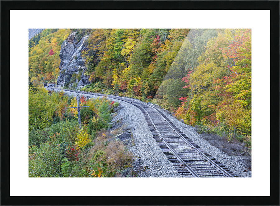 Maine Central Railroad - Harts Location New Hampshire Picture Frame print