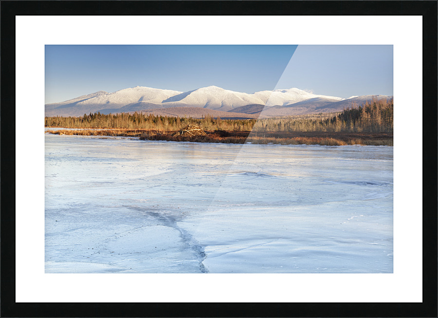 Presidential Range - Pondicherry Wildlife Refuge New Hampshire Picture Frame print