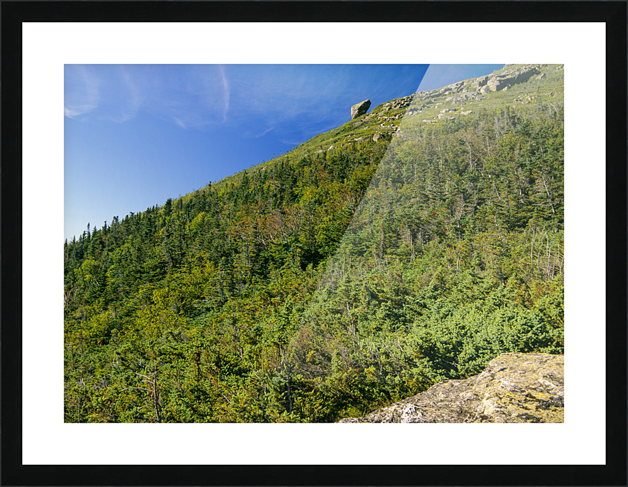 Glen Boulder - White Mountains New Hampshire Picture Frame print