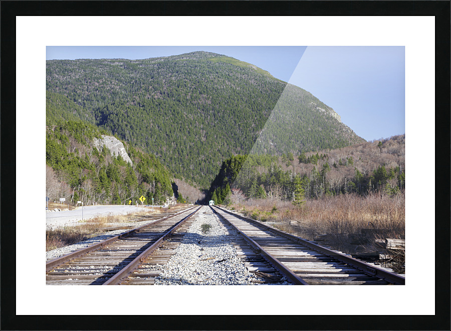 Conway Scenic Railroad - Crawford Notch New Hampshire Picture Frame print