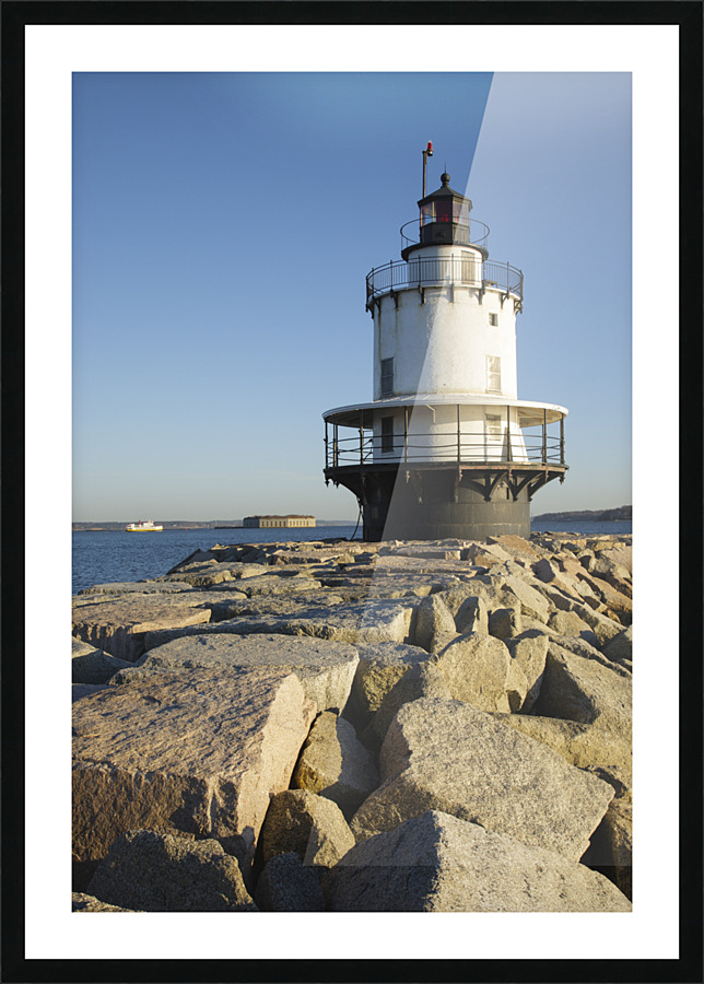 Spring Point Ledge Lighthouse - South Portland Maine Picture Frame print