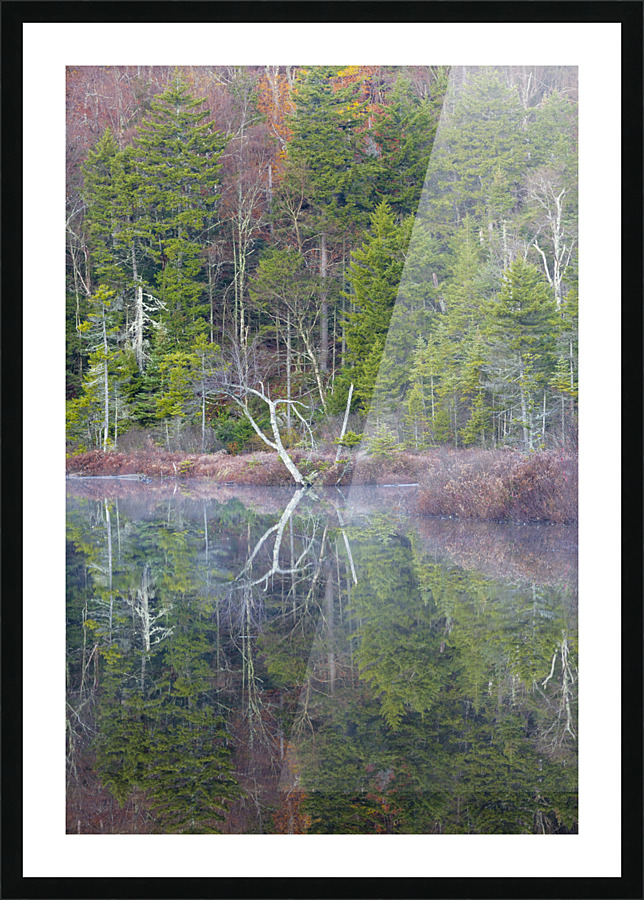 Upper Hall Ponds - Sandwich New Hampshire Picture Frame print
