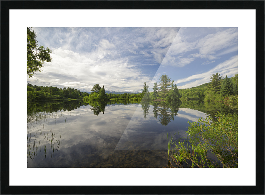 Coffin Pond - Sugar Hill New Hampshire Picture Frame print