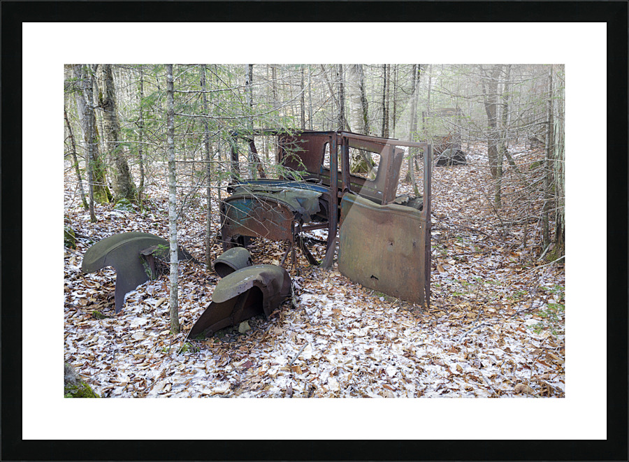 Tunnel Brook - Benton New Hampshire Picture Frame print