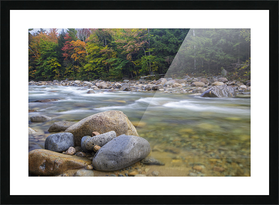 East Branch of the Pemigewasset River - Lincoln New Hampshire Picture Frame print