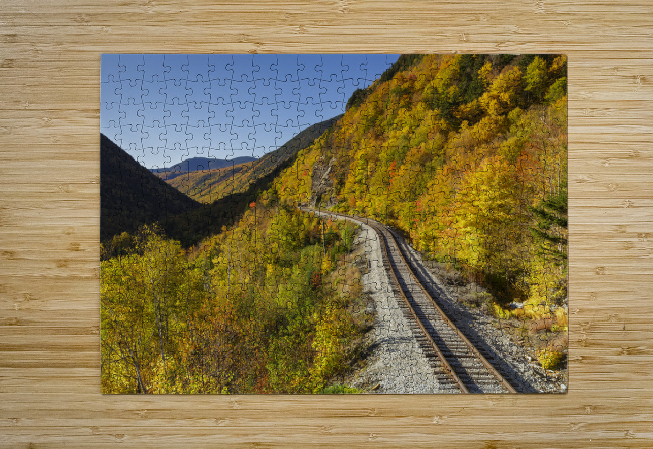 Maine Central Railroad - Harts Location New Hampshire ScenicNH Photography Puzzle printing