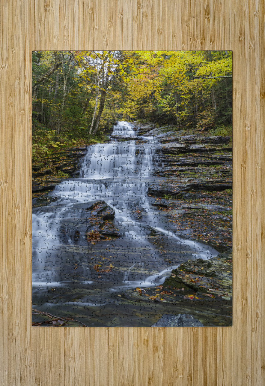 Beaver Brook Cascades - Kinsman Notch New Hampshire ScenicNH Photography Puzzle printing