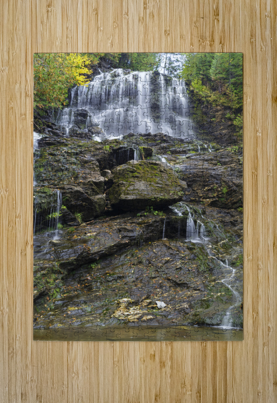 Beaver Brook Falls Natural Area - Colebrook New Hampshire ScenicNH Photography Puzzle printing