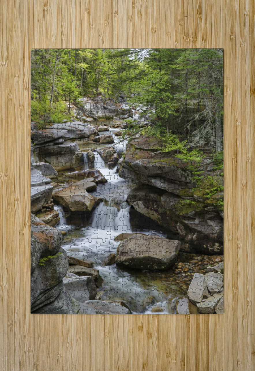 Middle Ammonoosuc Falls - Crawfords Purchase New Hampshire  ScenicNH Photography Puzzle printing