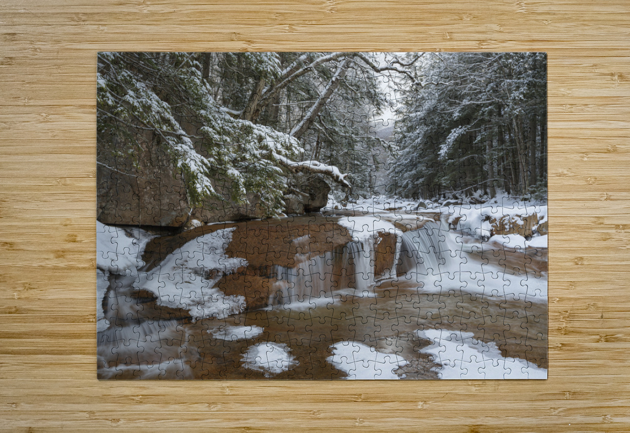 Pemigewasset River - Franconia Notch State Park New Hampshire ScenicNH Photography Puzzle printing