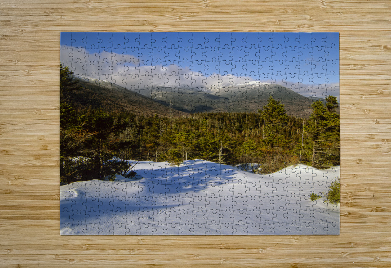 Lows Bald Spot - Mt Washington New Hampshire ScenicNH Photography Puzzle printing