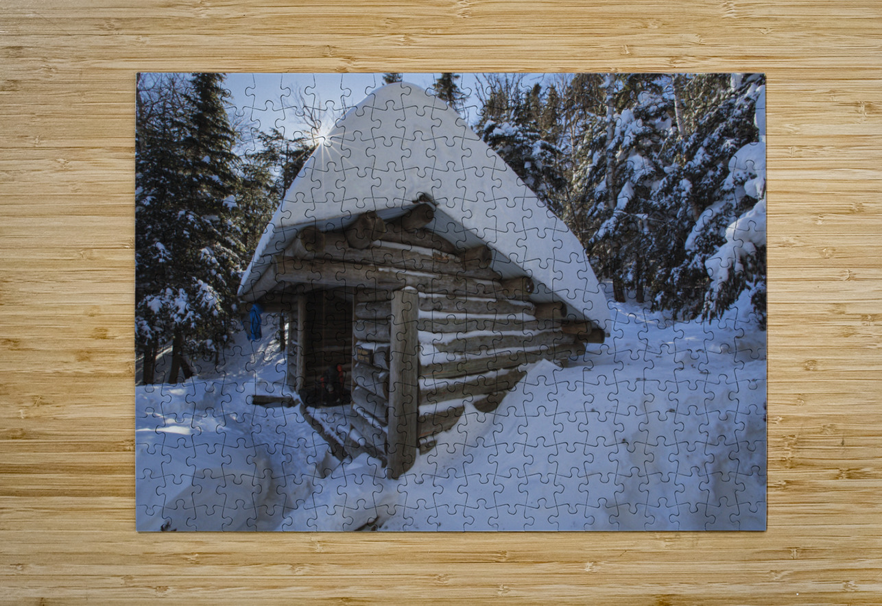 Beaver Brook Shelter - Appalachian Trail New Hampshire ScenicNH Photography Puzzle printing