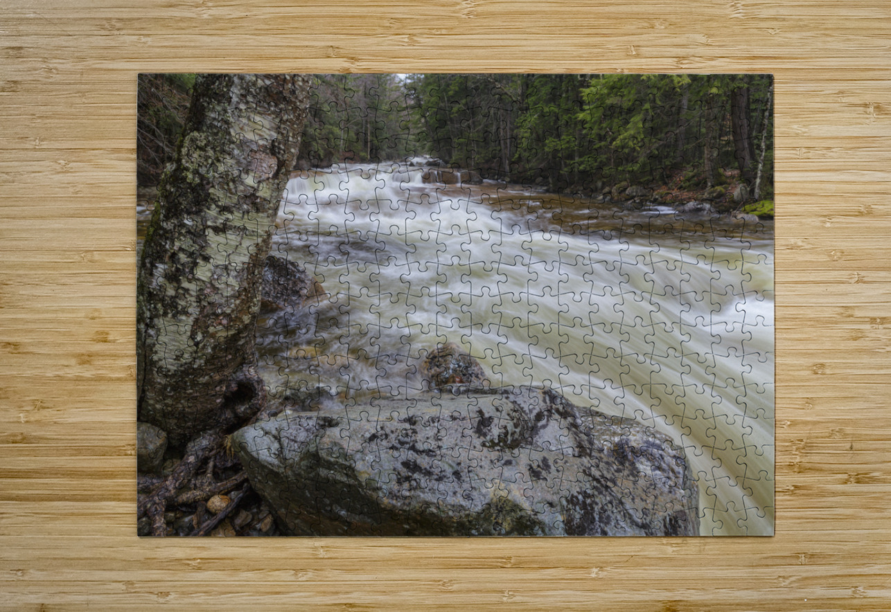 Pemigewasset River - Franconia Notch State Park New Hampshire ScenicNH Photography Puzzle printing