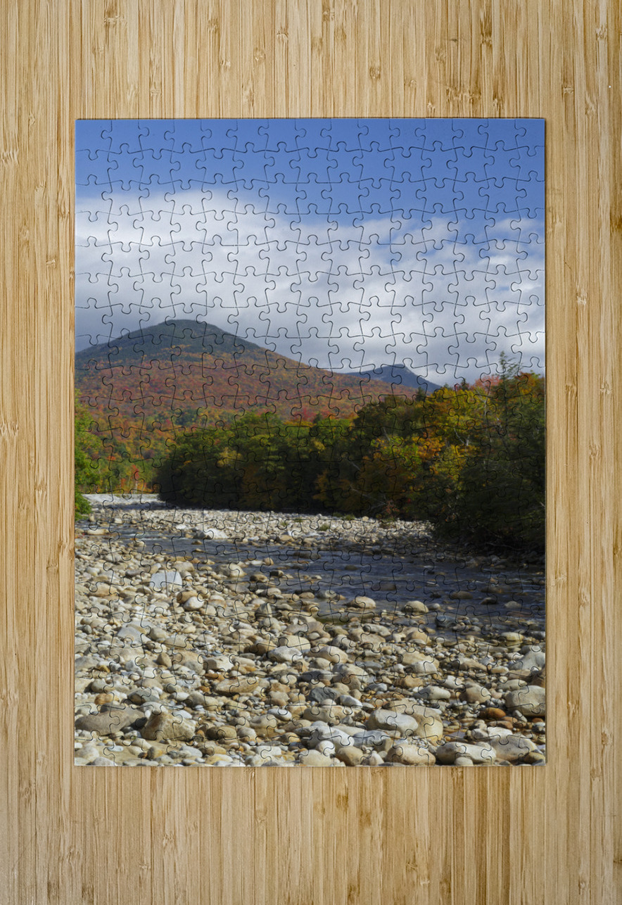 East Branch of the Pemigewasset River - Lincoln New Hampshire ScenicNH Photography Puzzle printing