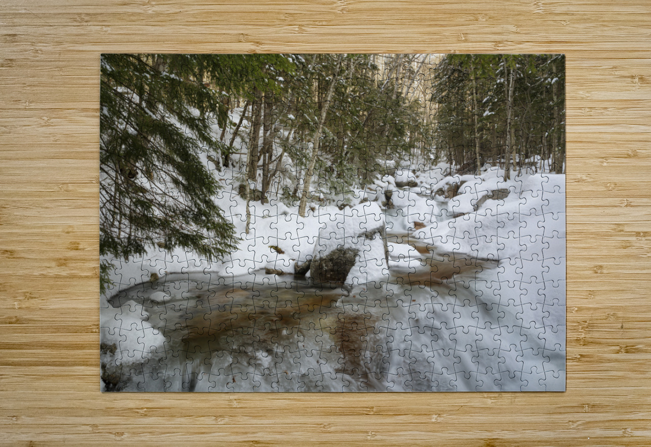 Flume Brook - Franconia Notch State Park New Hampshire ScenicNH Photography Puzzle printing