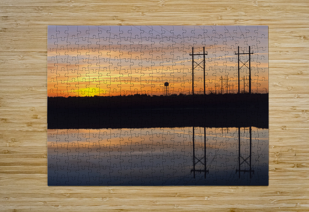 Salt Marsh - Hampton New Hampshire ScenicNH Photography Puzzle printing