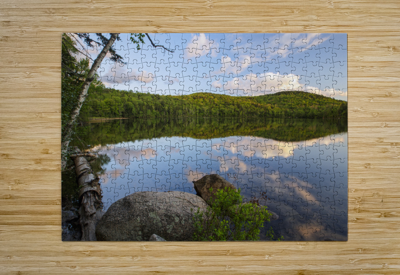 Russell Pond - Woodstock New Hampshire ScenicNH Photography Puzzle printing