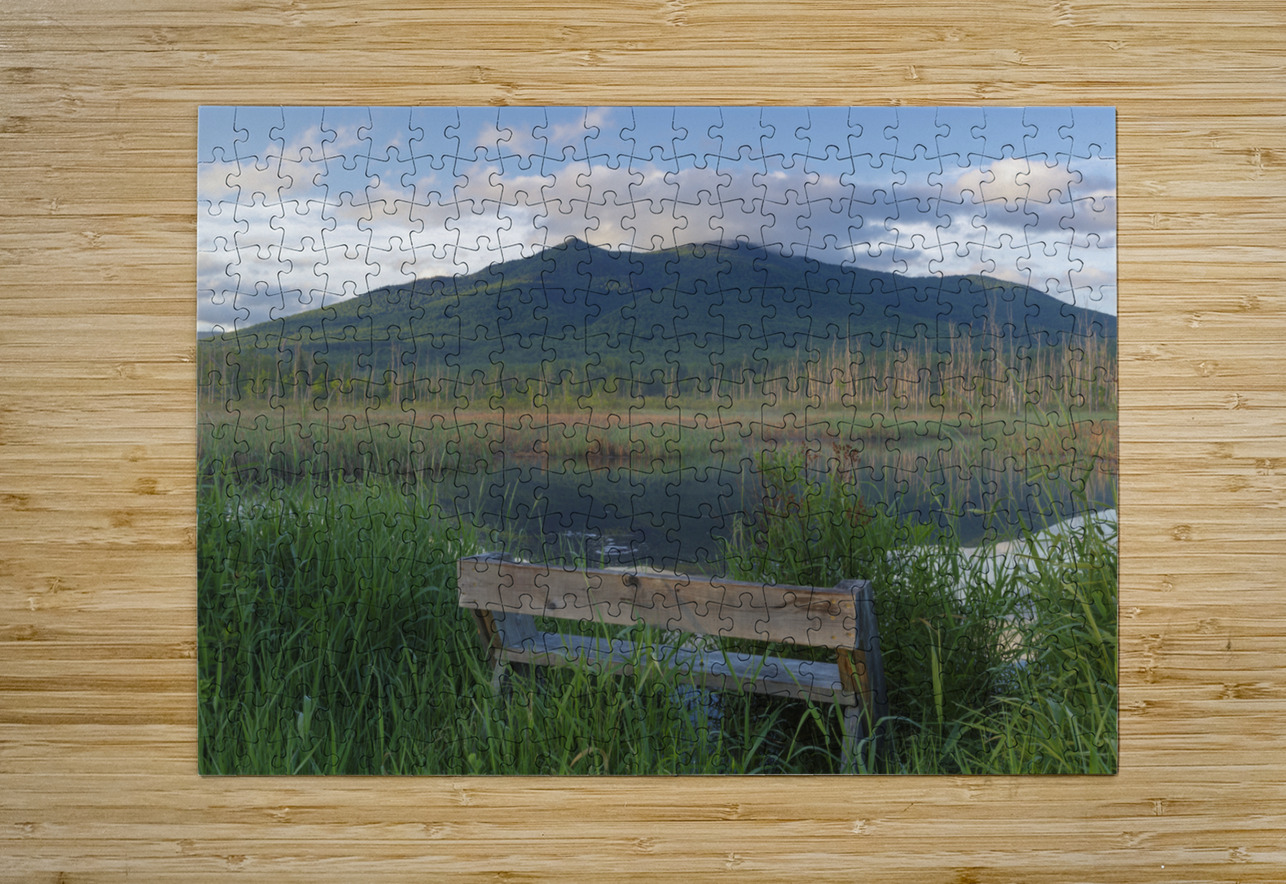 Cherry Mountain - Moorhen Marsh Pondicherry Wildlife Refuge ScenicNH Photography Puzzle printing