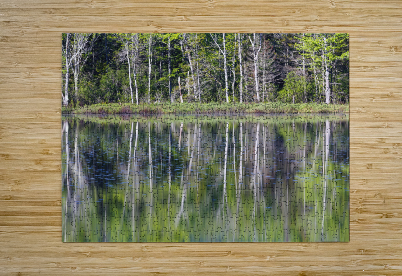 Elbow Pond - North Woodstock New Hampshire ScenicNH Photography Puzzle printing