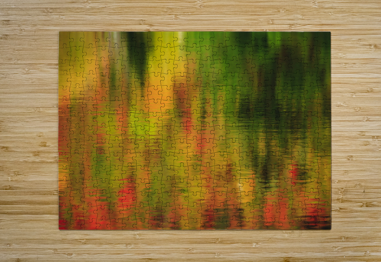 Wildlife Pond - Bethlehem  New Hampshire  ScenicNH Photography Puzzle printing