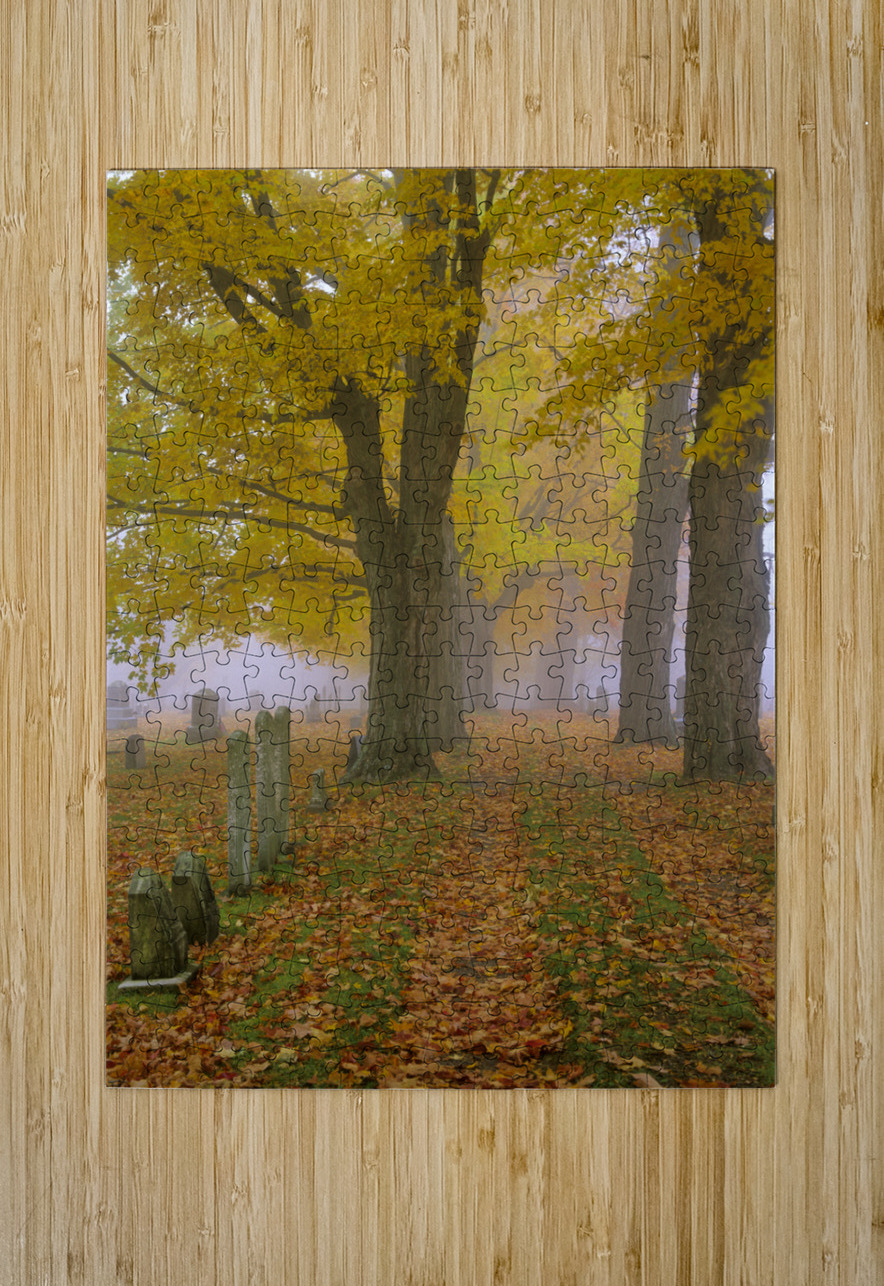 Greenlawn Cemetery - Mount Vernon New Hampshire ScenicNH Photography Puzzle printing