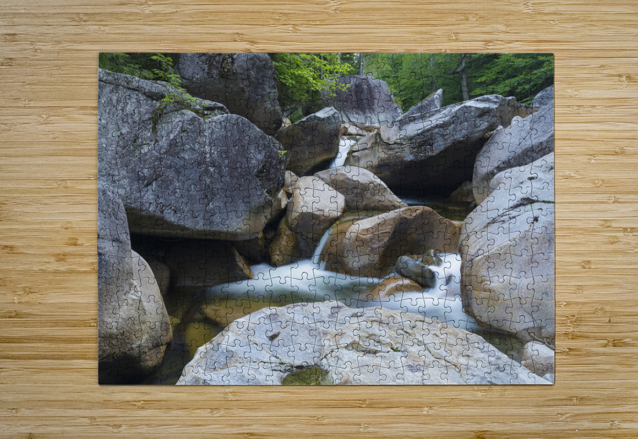 Pemigewasset River - Franconia Notch State Park New Hampshire ScenicNH Photography Puzzle printing