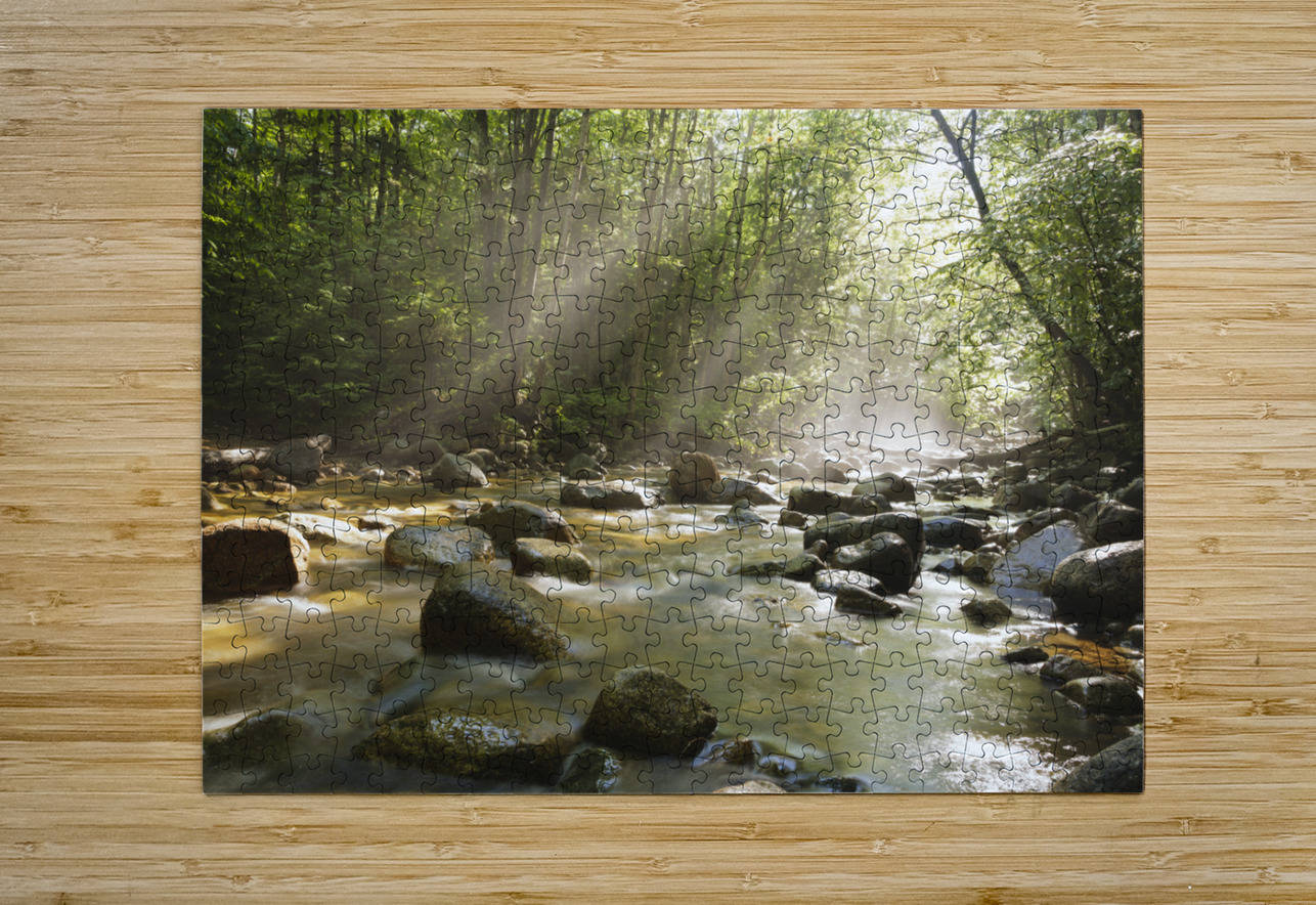 Cedar Brook - Pemigewasset Wilderness New Hampshire ScenicNH Photography Puzzle printing