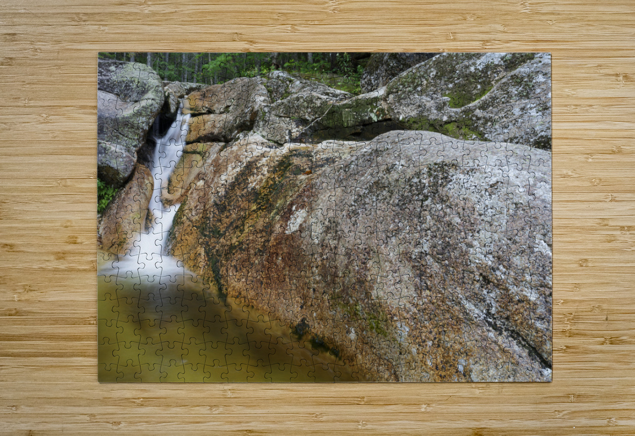 Mt Field Brook Cascades - Bethlehem New Hampshire ScenicNH Photography Puzzle printing