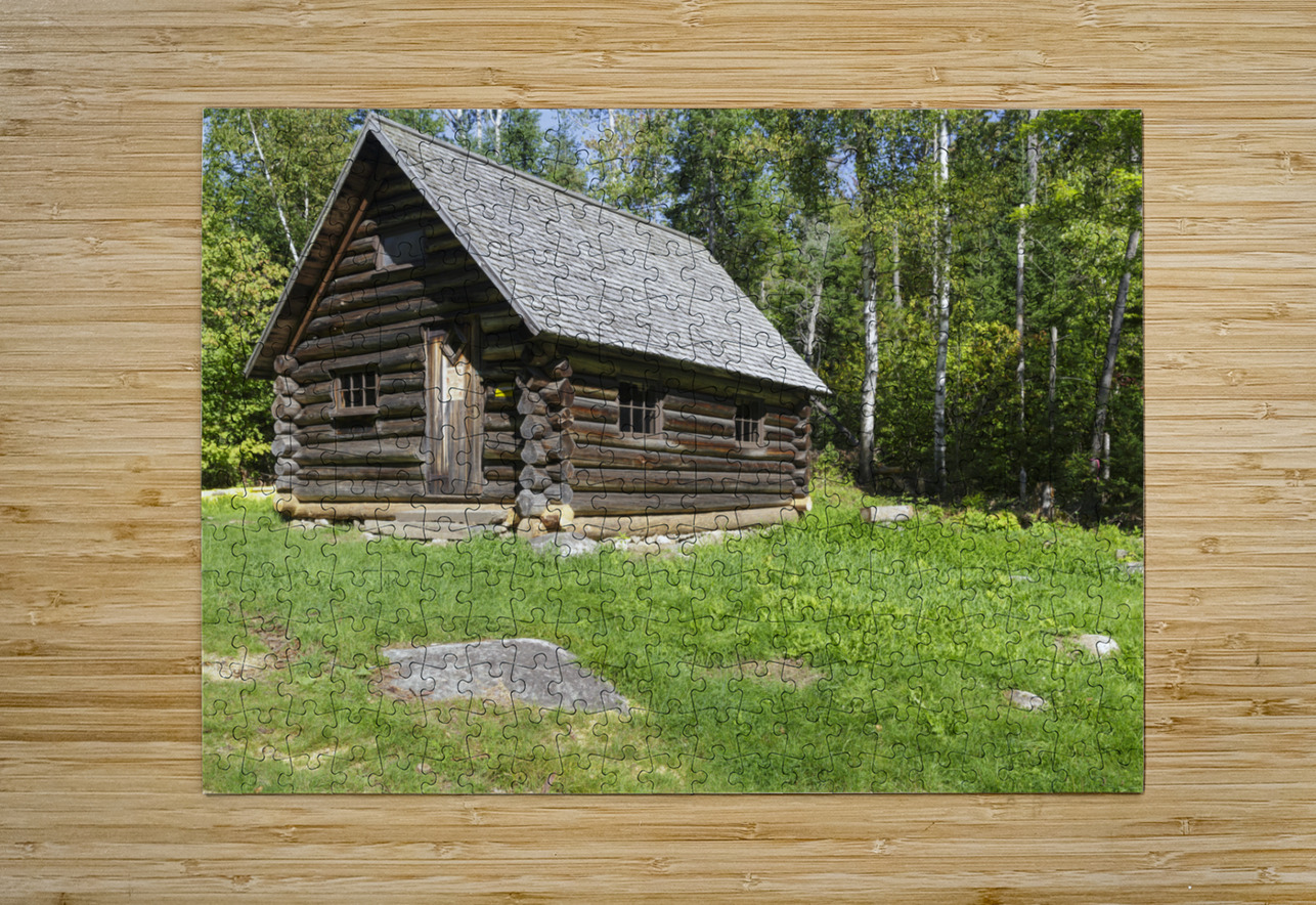 Fabyan Guard Station - White Mountains New Hampshire ScenicNH Photography Puzzle printing