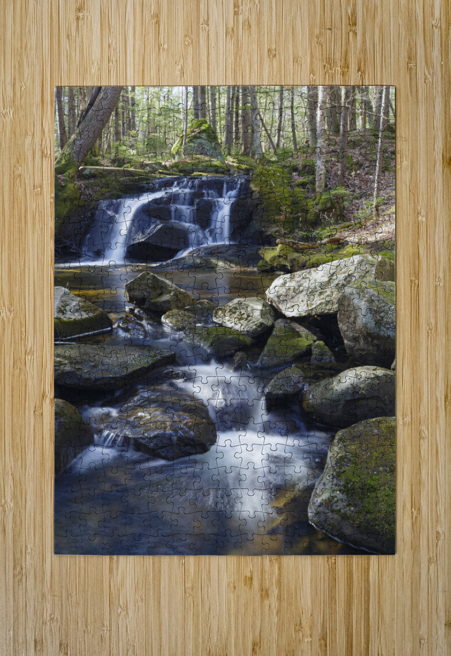 Crooked Brook - North Woodstock New Hampshire ScenicNH Photography Puzzle printing