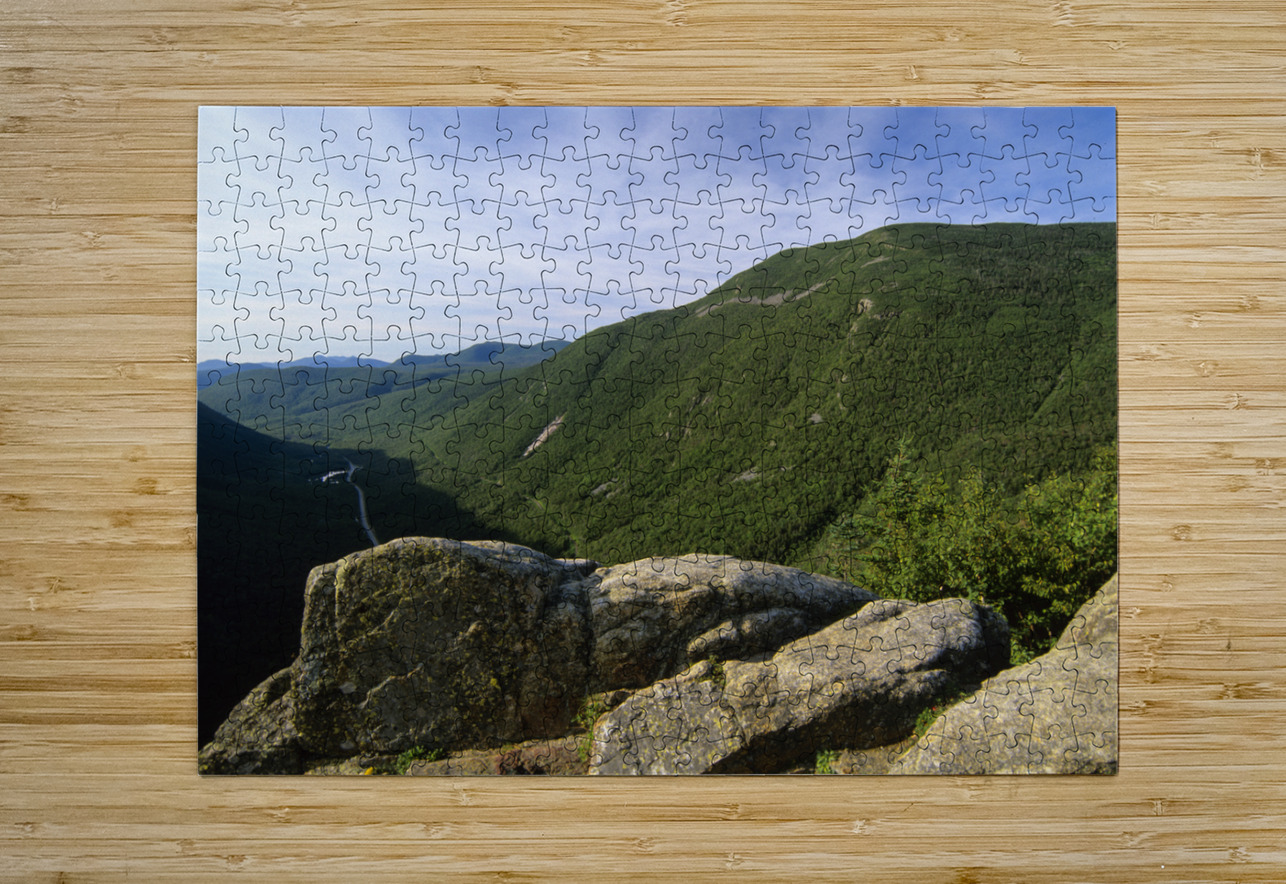 Crawford Notch - White Mountains New Hampshire  ScenicNH Photography Puzzle printing