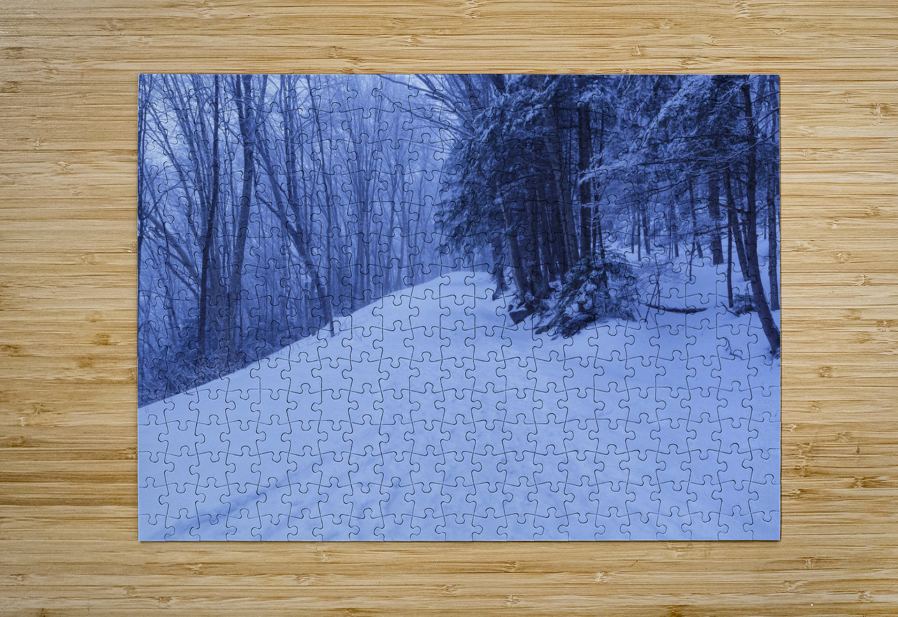Franconia Notch - White Mountains New Hampshire ScenicNH Photography Puzzle printing