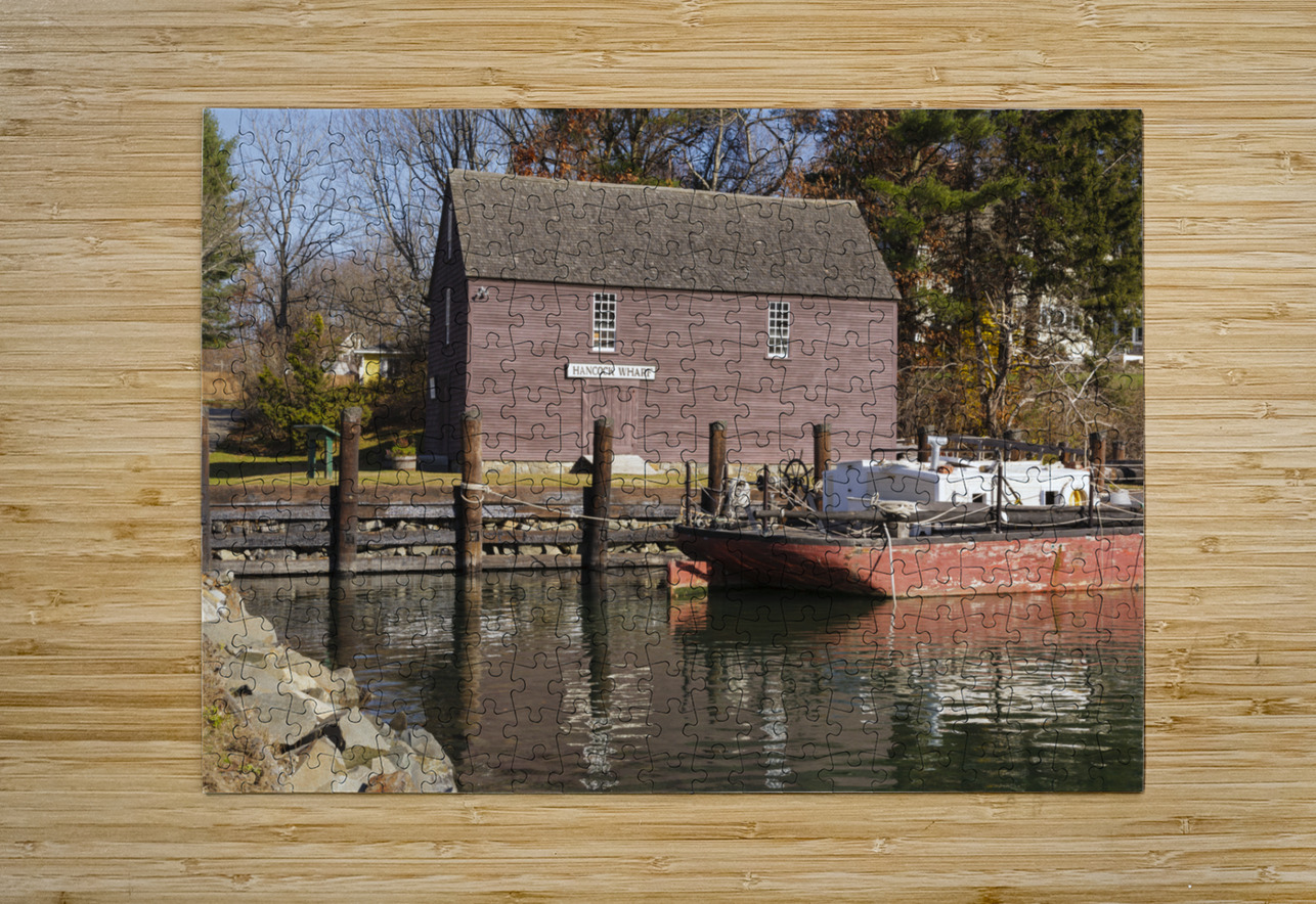 John Hancock Warehouse - York Maine ScenicNH Photography Puzzle printing