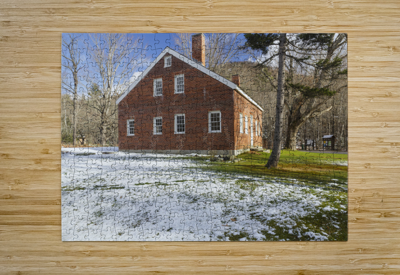 Brickett Place - Stow Maine ScenicNH Photography Puzzle printing