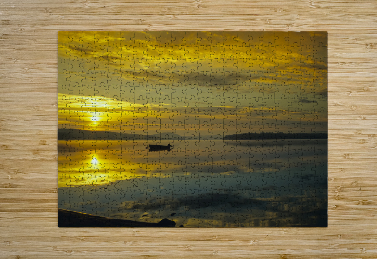 Lake Massabesic - Auburn New Hampshire ScenicNH Photography Puzzle printing