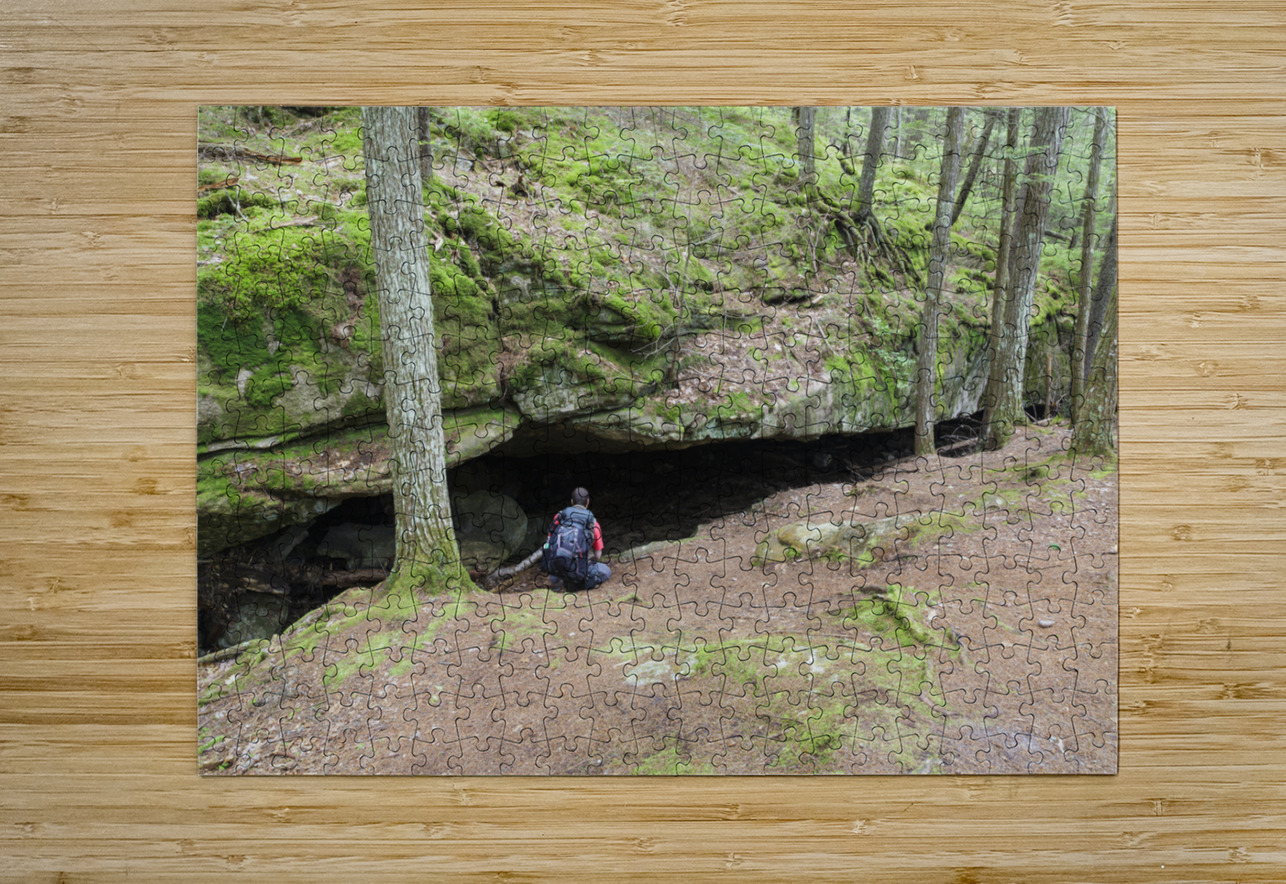 Cow Cave - Sandwich Notch New Hampshire ScenicNH Photography Puzzle printing