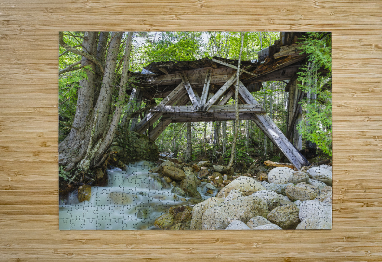 Trestle 16 - East Branch & Lincoln Railroad New Hampshire ScenicNH Photography Puzzle printing