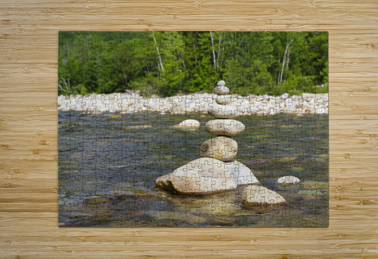 East Branch of the Pemigewasset River - Lincoln New Hampshire ScenicNH Photography Puzzle printing