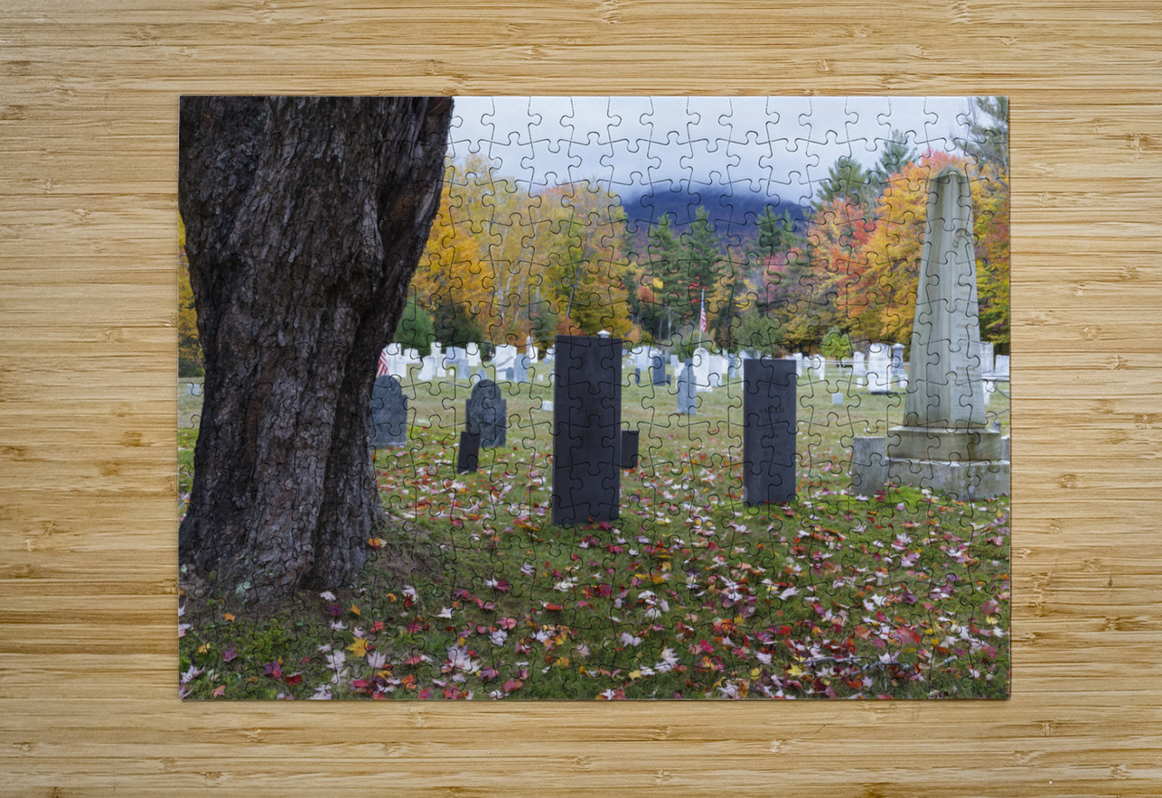 Kinsman Cemetery - Easton New Hampshire USA ScenicNH Photography Puzzle printing