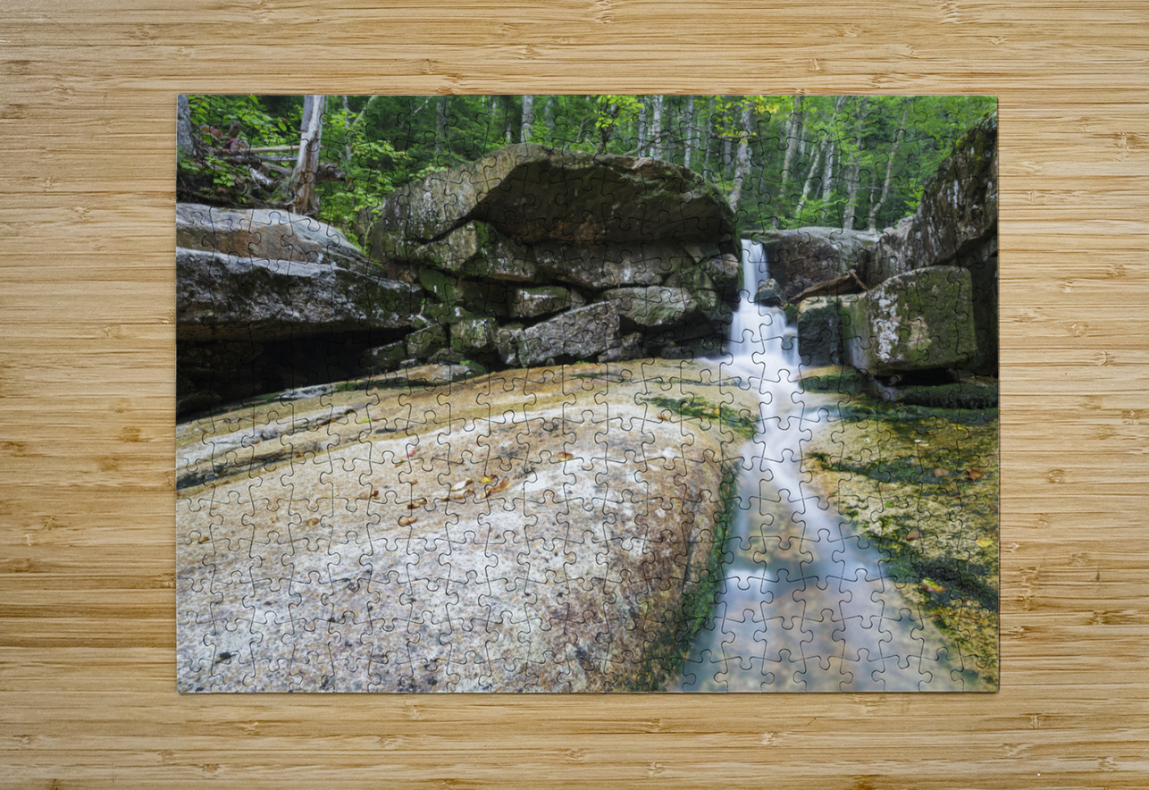 Mt Field Brook Cascades - Bethlehem New Hampshire ScenicNH Photography Puzzle printing